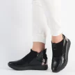 Czarne sneakersy damskie JEZZI ASA195-2