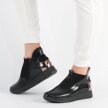 Czarne sneakersy damskie JEZZI ASA195-2