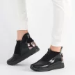 Czarne sneakersy damskie JEZZI ASA195-2