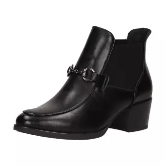 Czarne botki damskie na obcasie Vinceza 10786 Pu