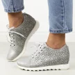 Szare botki damskie sneakersy Jezzi Asa170-3