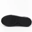 Czarne skórzane sneakersy damskie na platformie Filippo Dp4913/24