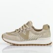 Beżowe skórzane sneakersy damskie Vinceza 66746