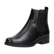 Czarne botki damskie VINCEZA 10822 PU