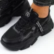 Czarne buty damskie sportowe VINCEZA 13577
