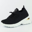 Czarne buty damskie sportowe VINCEZA 13576