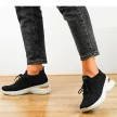 Czarne buty damskie sportowe VINCEZA 13576