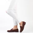 Brązowe zamszowe loafersy, mokasyny damskie La.Fi 016BR-SU