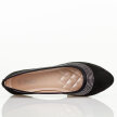 Czarne baleriny damskie Sabatina Zh20-5