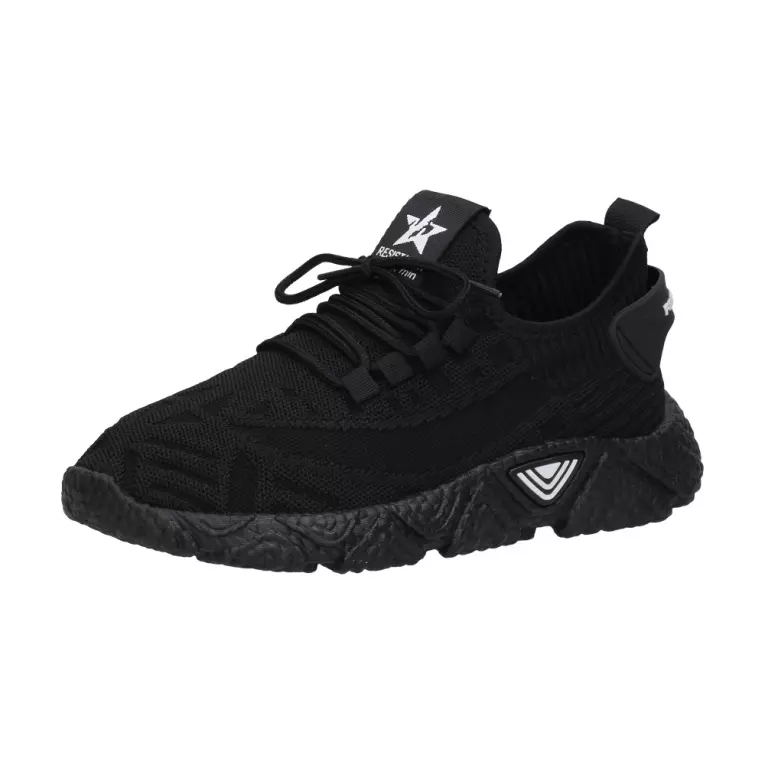Czarne sportowe buty męskie SUPER STAR 080F