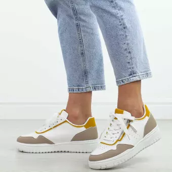 Beżowe sportowe buty damskie McBraun 23233