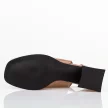 Nude sandały damskie na obcasie Vinceza 62237