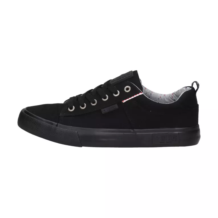 Czarne tekstylne trampki męskie BIG STAR KK174002