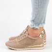 Beżowe sneakersy damskie, półbuty JEZZI 2169-1