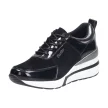 Czarne skórzane sneakersy, półbuty damskie T.SOKOLSKI J21-157