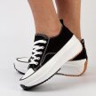 Czarne sportowe buty damskie, trampki McKeylor 13562
