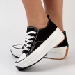 Czarne sportowe buty damskie, trampki McKeylor 13562