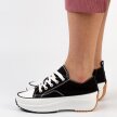 Czarne sportowe buty damskie, trampki McKeylor 13562