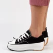 Czarne sportowe buty damskie, trampki McKeylor 13562