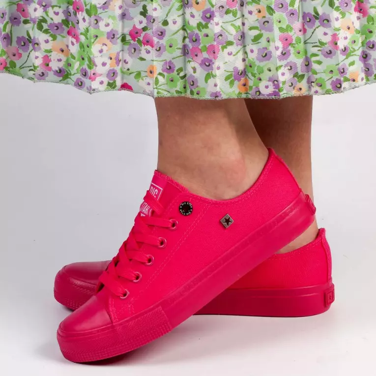 Trampki damskie BIG STAR AA274013 FUKSJA