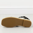 Czarne espadyle damskie, sandały S.Barski 33132