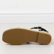 Czarne espadyle damskie, sandały S.Barski 33132