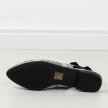 Szare baleriny damskie Sergio Leone Bl615 Wąż
