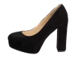 Czarne czółenka damskie Vices 6086-1 Słupek