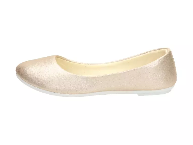 Beżowe baleriny, buty damskie Vinceza 13516